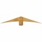 Ekena Millwork Bellingham Rough Sawn Timber Gable Bracket, Western Red Cedar, 60"W x 10"H x 2"D x 6"F, 4/12 Pitch GBW060X10X0206BEL00RWR - alternate 1